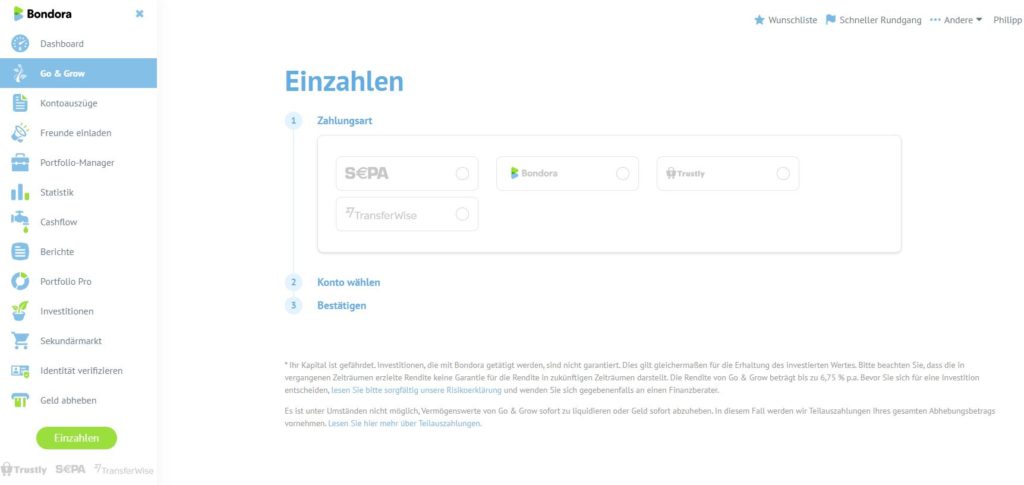 Bondora-gewinne-passives-einkommen-geld-einzahlen-techwarez